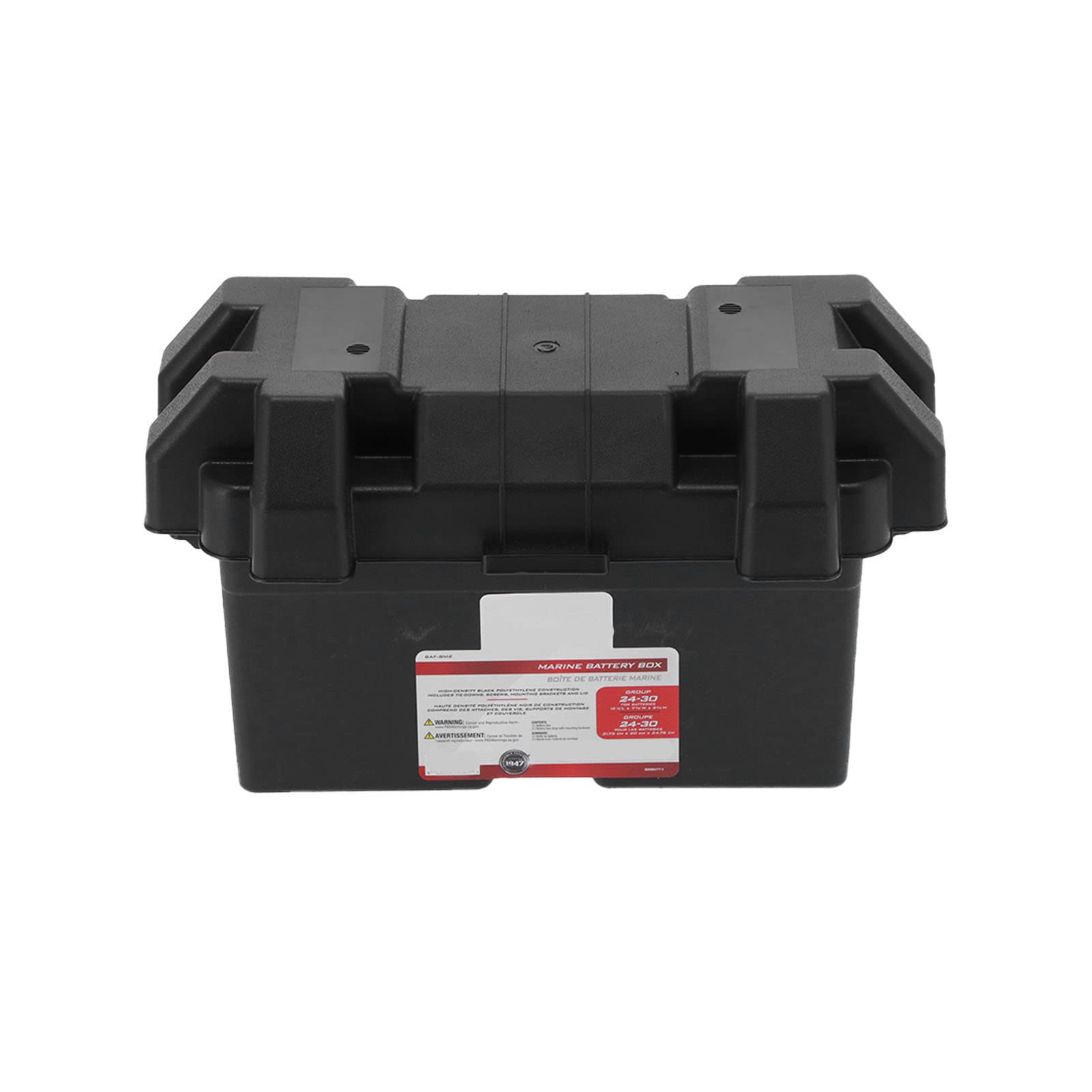 Batteriekasten, Universal Batteriehalterung Power Guard mit Riemen Wasserdichte Batteriebox für draußen für Boote, Kajaks, Marine, Wohnmobil, Anhänger, Automobile(29x20.5x20cm/11.4x8.1x7.9 Zoll) von Tissting