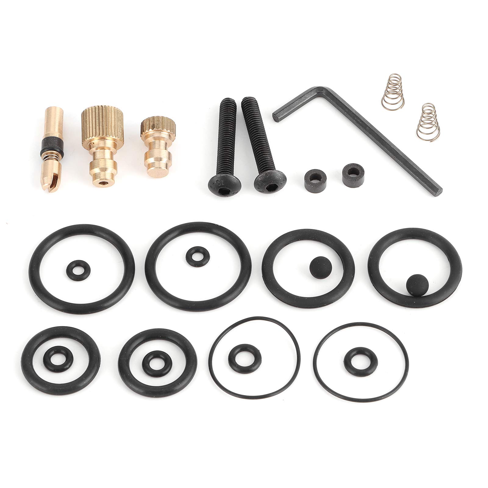 PCP Handpumpe Luftkompressor Teile 26 Stück Hochdruck Luftpumpe Zubehör Kit Teile für Automobile 30mpa 300bar 4500psi Ersatz Kit von Tissting