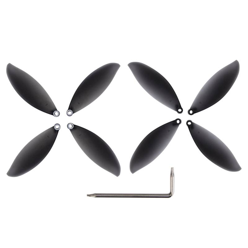 Tissting 8 Stück Propeller-Drohnenblätter, CW CCW Schnellverschluss-Propeller-Requisiten, Quadrocopter-Blätter, Vorder- und Rückseite, Propellerblätter, Quadrocopter-Zubehör von Tissting