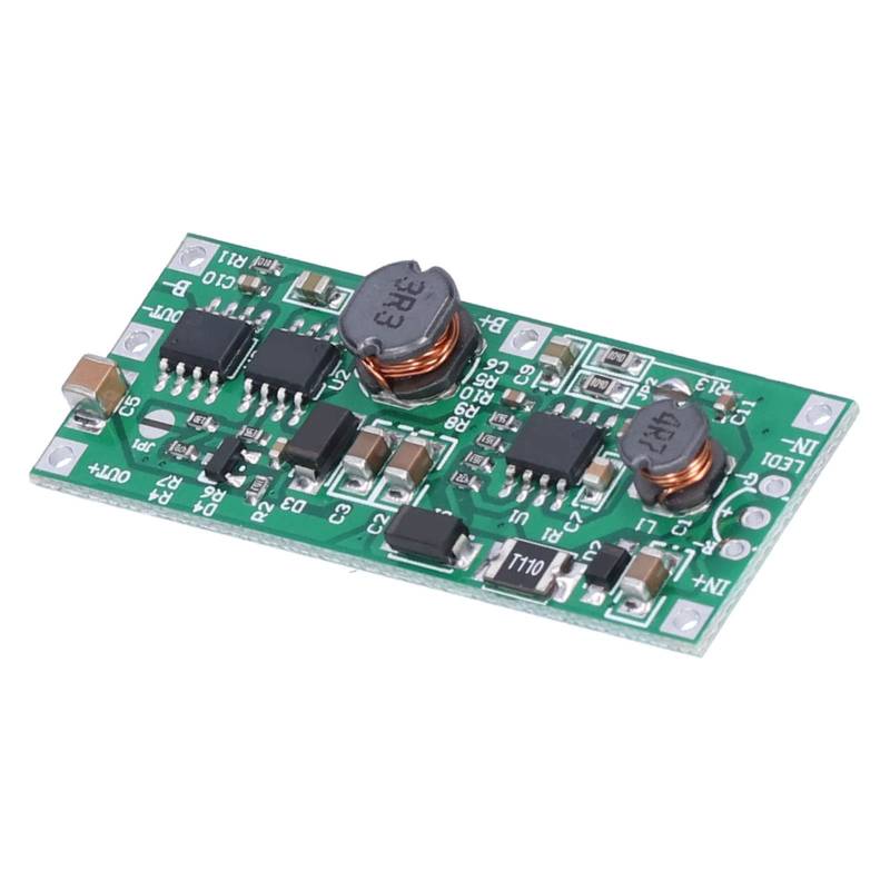 Tissting UPS Modul 3,7V Batterie Ladegerät Strom Stromversorgung Power Management Expansion Board Unterbrechungsfreie Stromversorgung für Router Switches Alarme Kameras(12V) von Tissting