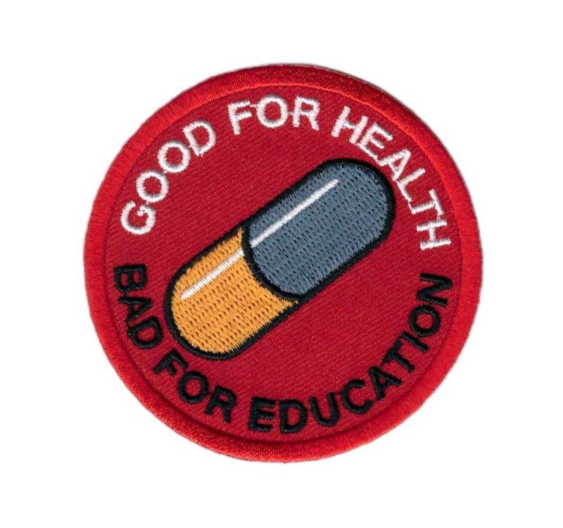 Titan One Europe Akira Good for Health Bad for Education Patch Iron On Aufnäher Aufbügler Patch von Titan One Europe