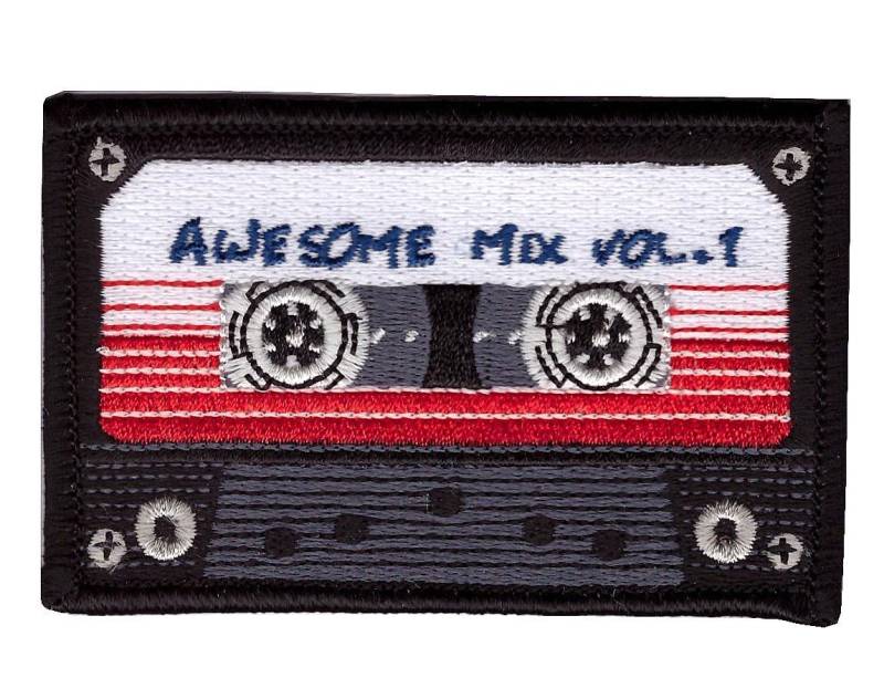 Titan One Europe - Awesome Mix Tape Retro Musikkassette Aufnäher Aufbügler von Titan One Europe