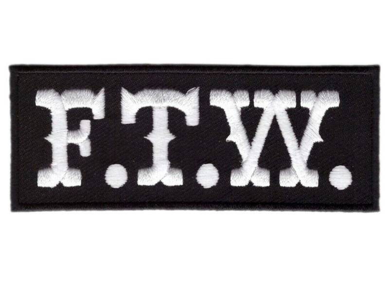 Titan One Europe - F.T.W. Black MC Biker Patch Motorrad Aufnäher Aufbügler von Titan One Europe