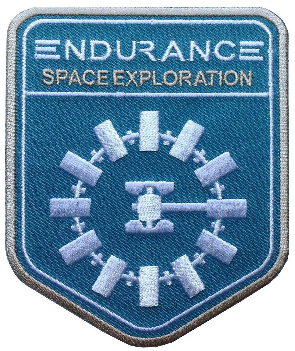 Titan One Europe Interstellar Endurance Blue Patch Iron On Aufnäher Aufbügler Patch von Titan One Europe