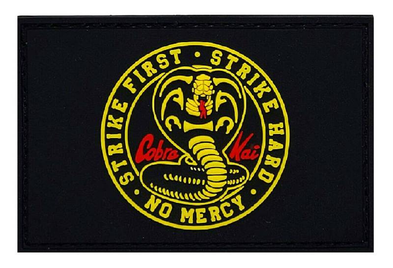 Titan One Europe - Strike First No Mercy Cobra Cosplay Logo Aufnäher Taktisch (PVC) von Titan One Europe