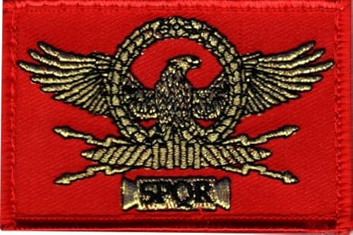 Titan One Europe - Tactical SPQR Römische Republik Adler Legions-Flagge Klettband Taktisch Aufnäher von Titan One Europe