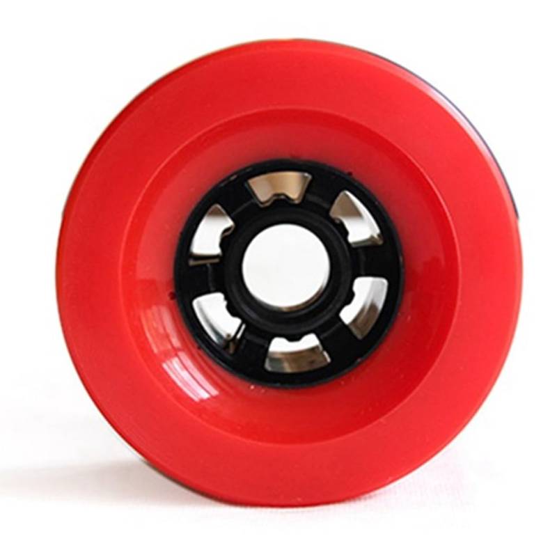 Tixqeaif 1 Stück Elektrisches Skateboard-Rad 90 mm Stoßdämpfendes Skateboard-Rad für SHR78A PU-Rad von Tixqeaif