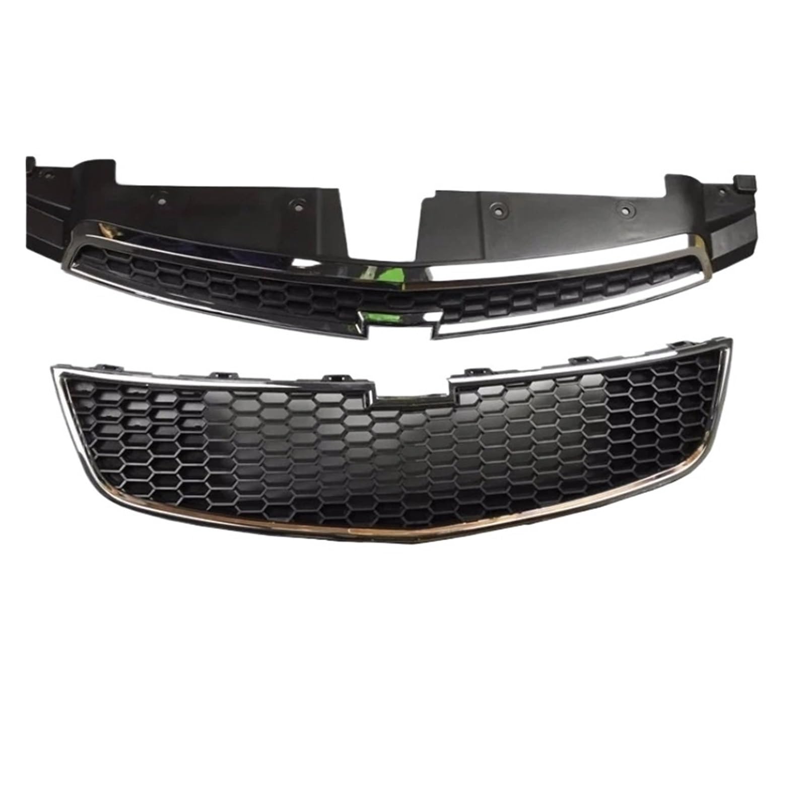 Autogrills Für Chevrolet Für Cruze Grille Unteren Grille Auto Vorderen Stoßfänger Grill Maske Kühler Auto Zubehör Grill Auto Frontgrill(Grill and Label) von TjOta