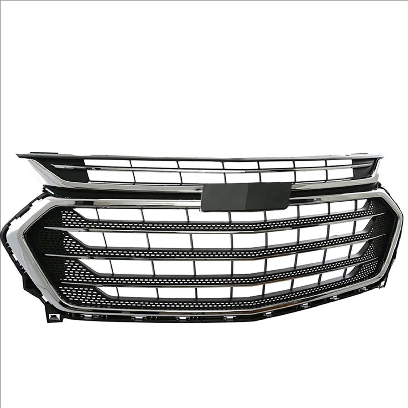 Autogrills Für Chevrolet Für Traverse 2018-2021 Kühlergrill Frontschürze Kühlergrill Schutz Abdeckung Reparatur Und Ersatz Kühlergrill Auto Vorne Auto Frontgrill(Silver Frame) von TjOta