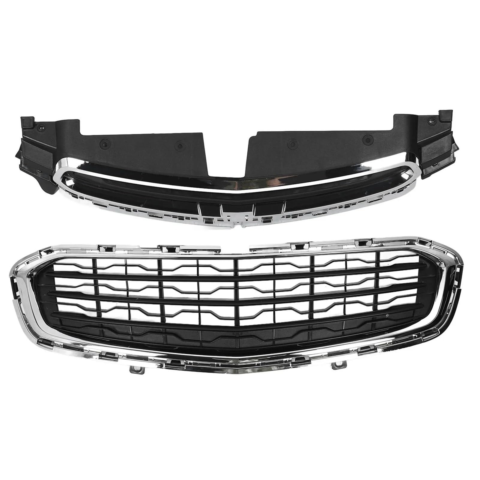 Autogrills Für Cruze J300 2015 Bis 2016 Typ Frontgrill Vorne Oben Unterer Grillsatz Chrom 94516090 95405770 Ersatz Auto Frontgrill von TjOta