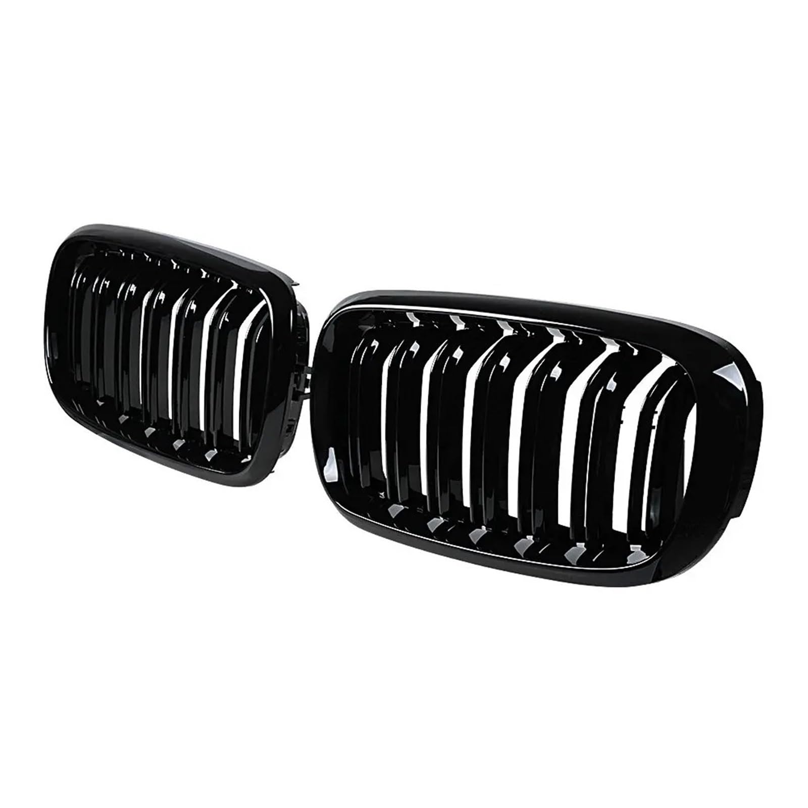 Autogrills Für F15 Für X6 F16 2014-2018 Kühlergrill Linie Vorne Ersatz Nierengrill Glanz Schwarz Auto Frontgrill von TjOta