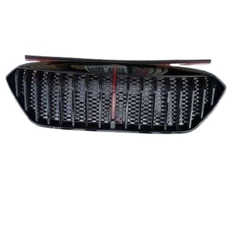 Autogrills Für Hongqi Für Rot Für Flagge H5 2018-2022 Geändert Sport Stil Auto Zubehör Grill Maske Gitter Front Stoßstange Net Kühlergrill Montage Auto Frontgrill(Style 3) von TjOta