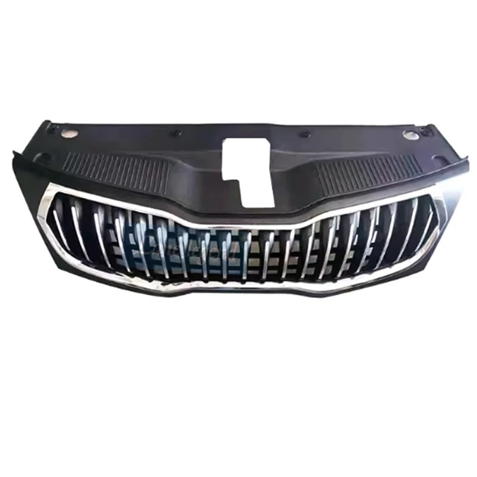 Autogrills Für KIA Für Rio K2 2011-2014 Medium Net Auto Vorderen Stoßstange Grille Racing Grille Für ABS Haube Mesh Grille Zubehör Auto Frontgrill(Chrome Glitter Style) von TjOta