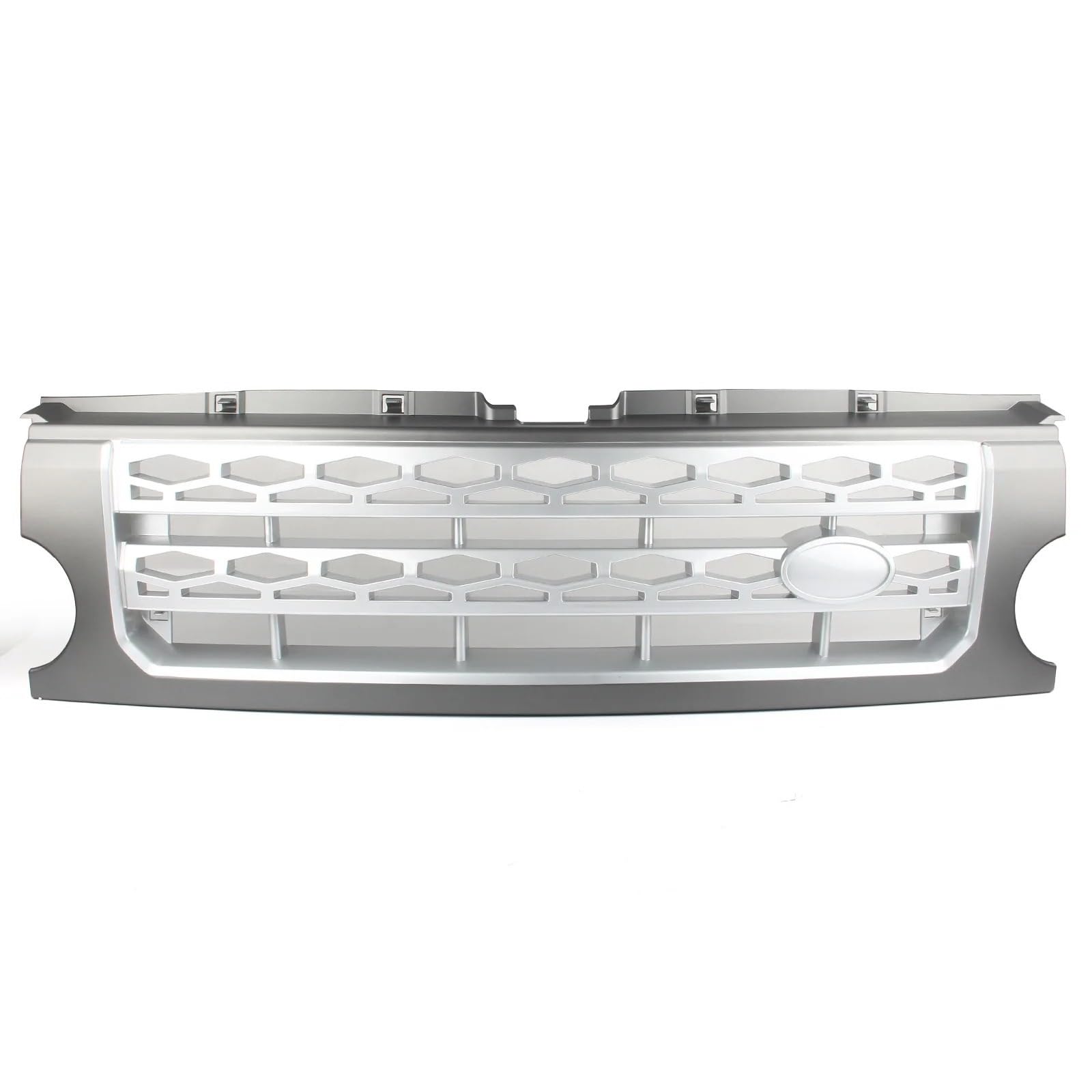 Autogrills Für Land Für Rover Für Entdeckung LR3 2005 2006 2007 2008 2009 Auto Vorderen Stoßstange Grille Racing Grills Center Panel Styling Oberen Grill Auto Frontgrill(B) von TjOta