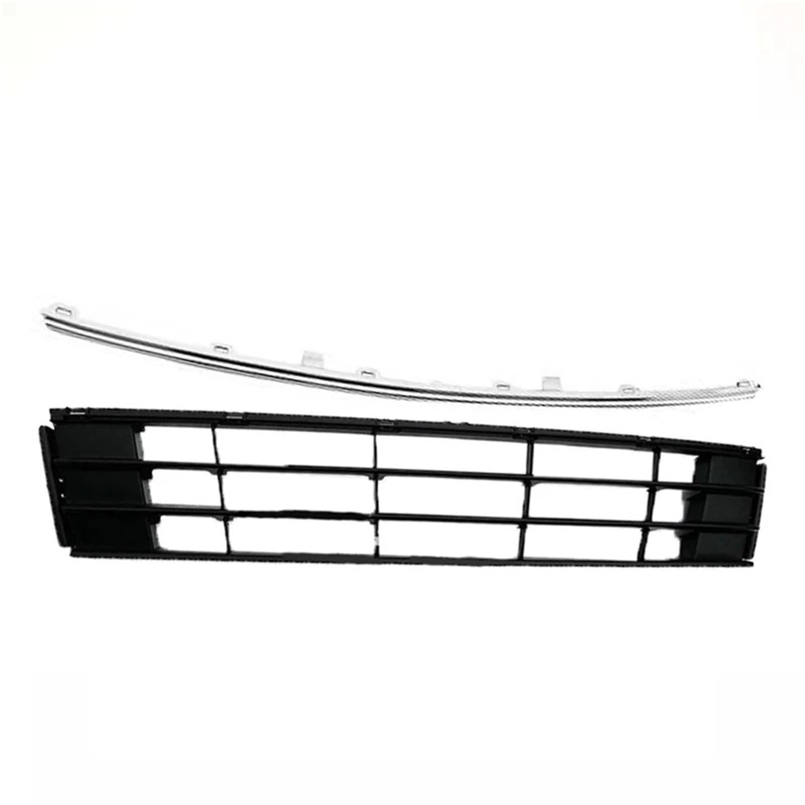 Autogrills Für VW Für Phaeton 2011 2012 2013 2014 2015 3D0853677L Auto Vorderen Stoßfänger Grille Racing Grill Abdeckung Dekorative Helle Streifen Auto Frontgrill(Grill with Strip 2PC) von TjOta