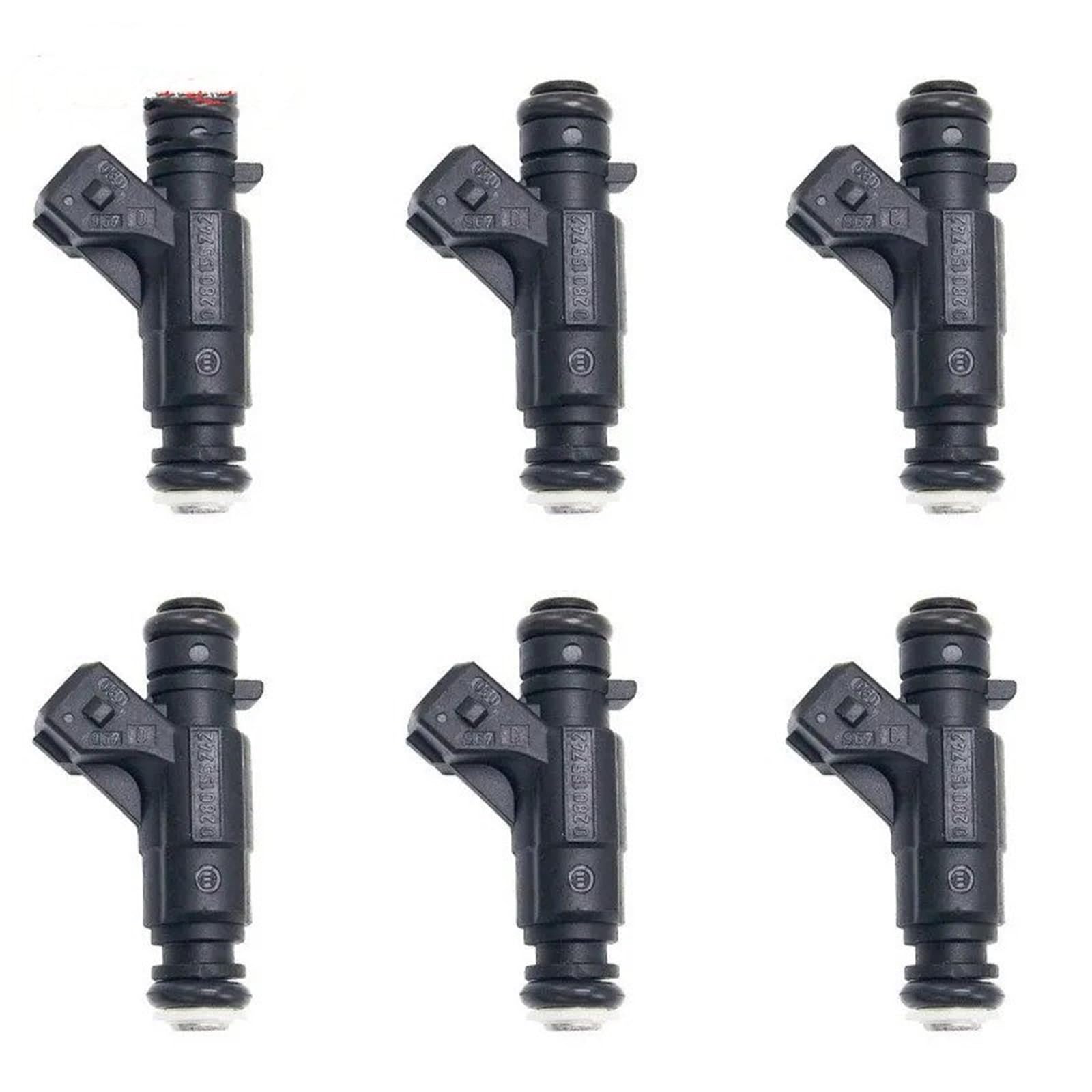 Fuel Injector Für Benz W163 W202 W210 C280 E320 2,8 L 3,2 L V6 M112 1998–2007 6 Stück OEM 0280155742 A1120780149 Einspritzdüsen Einspritzdüsen von TjOta