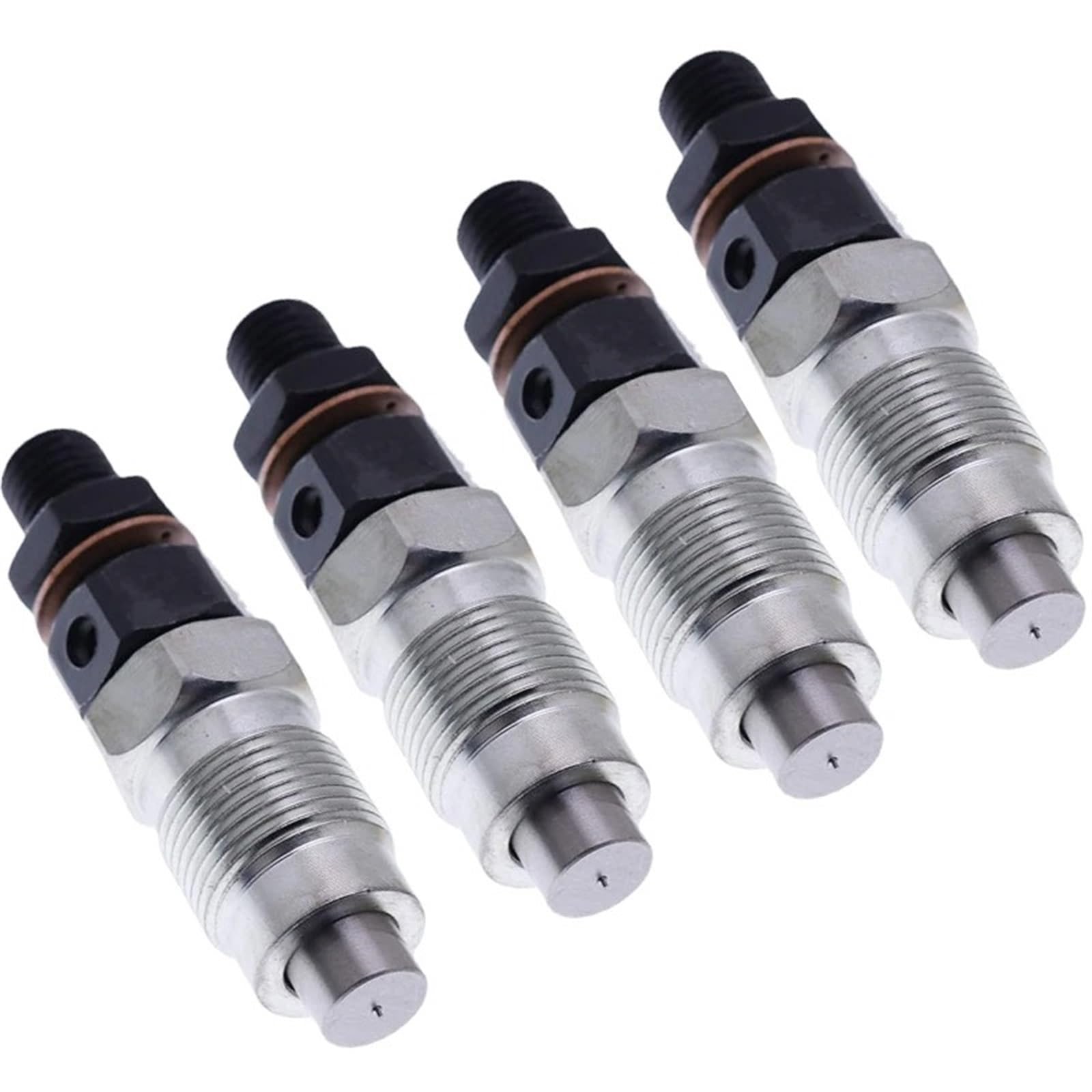 Fuel Injector Für Toyota Für Land Für Cruiser Für Prado Für KZJ120L Für HIACE Für HILUX 1KZ-TE 2360069165 4 PCS Kraftstoff Injektor Montage Diesel Düse Einspritzdüsen(Silver 4 Pieces) von TjOta