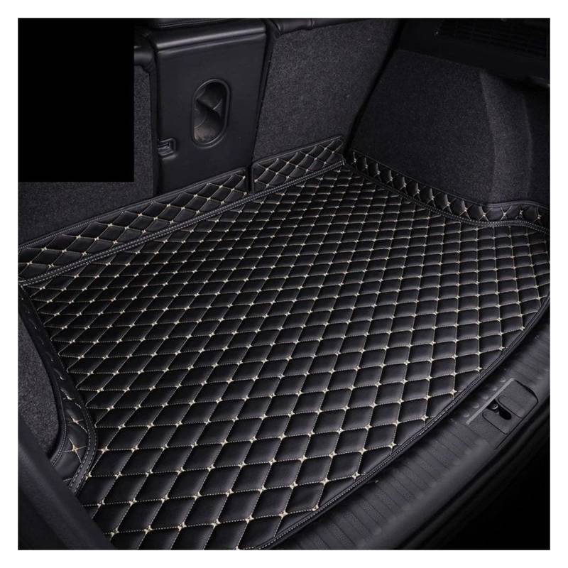 Für 4 Serie Für Gran Für Coupe 2014-2019 Teppich Schwanz Cargo-Liner Stamm Boot Mat Pad Kofferraum Matte Auto Kofferraum Schutzmatte(Black beige 1pcs) von TjOta