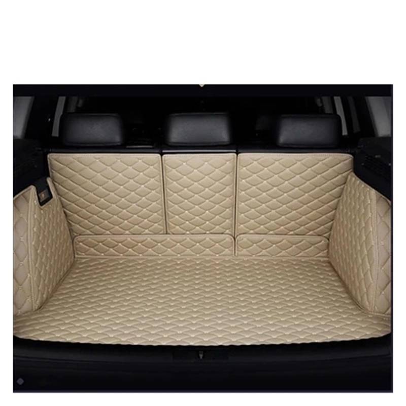 Für Benz Für CLS 250d 350 400 500 W218 2010-2017 wasserdichte Cargo-Liner Boot Teppiche Spezielle Auto Stamm Matten Auto Kofferraum Schutzmatte(Beige) von TjOta