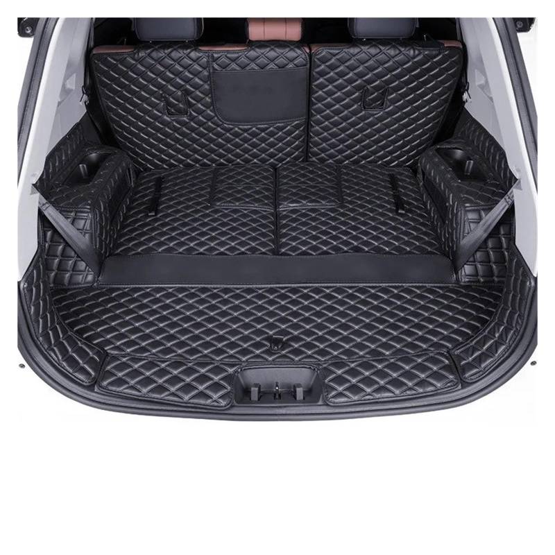 Für Chery Für Tiggo 8 Für Pro Für MAX 2022 2023 Boot Cargo Liner Fach Slip Abdeckung Pad Innen Dekorative Autos Zubehör Kofferraum Matte Auto Kofferraum Schutzmatte(Seven seats-8pcs1) von TjOta