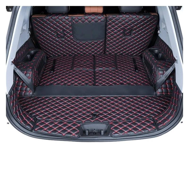 Für Chery Für Tiggo 8 Für Pro Für MAX 2022 2023 Boot Cargo Liner Fach Slip Abdeckung Pad Innen Dekorative Autos Zubehör Kofferraum Matte Auto Kofferraum Schutzmatte(Seven seats-8pcs2) von TjOta