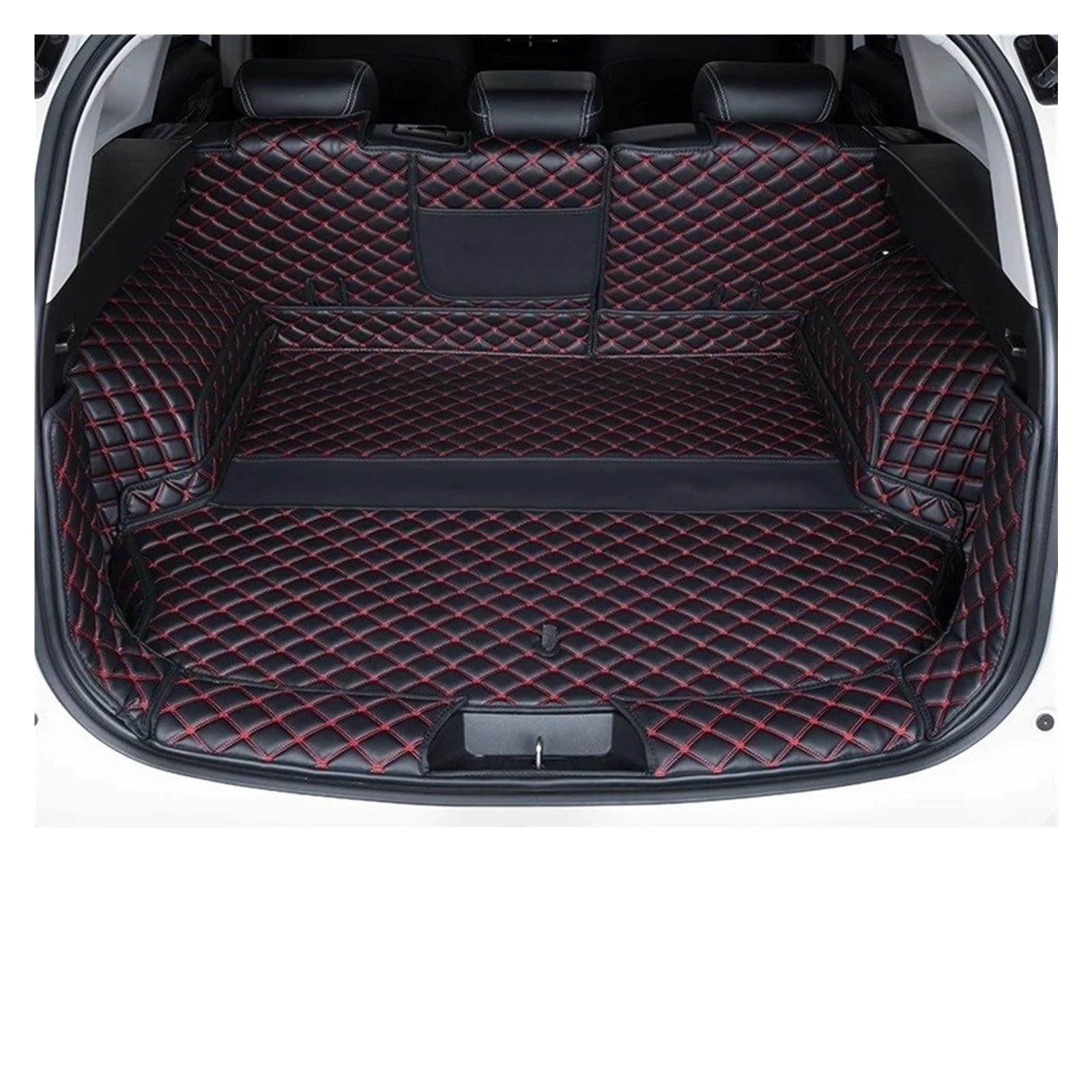 Für GWM Für Great Für Wall Für Haval H6 3. 2021 2022 Wetter Cargo Liners Auto Kofferraum Unteres Fach Innen Zubehör Kofferraum Frunk Matten Auto Kofferraum Schutzmatte(G-6PCS) von TjOta