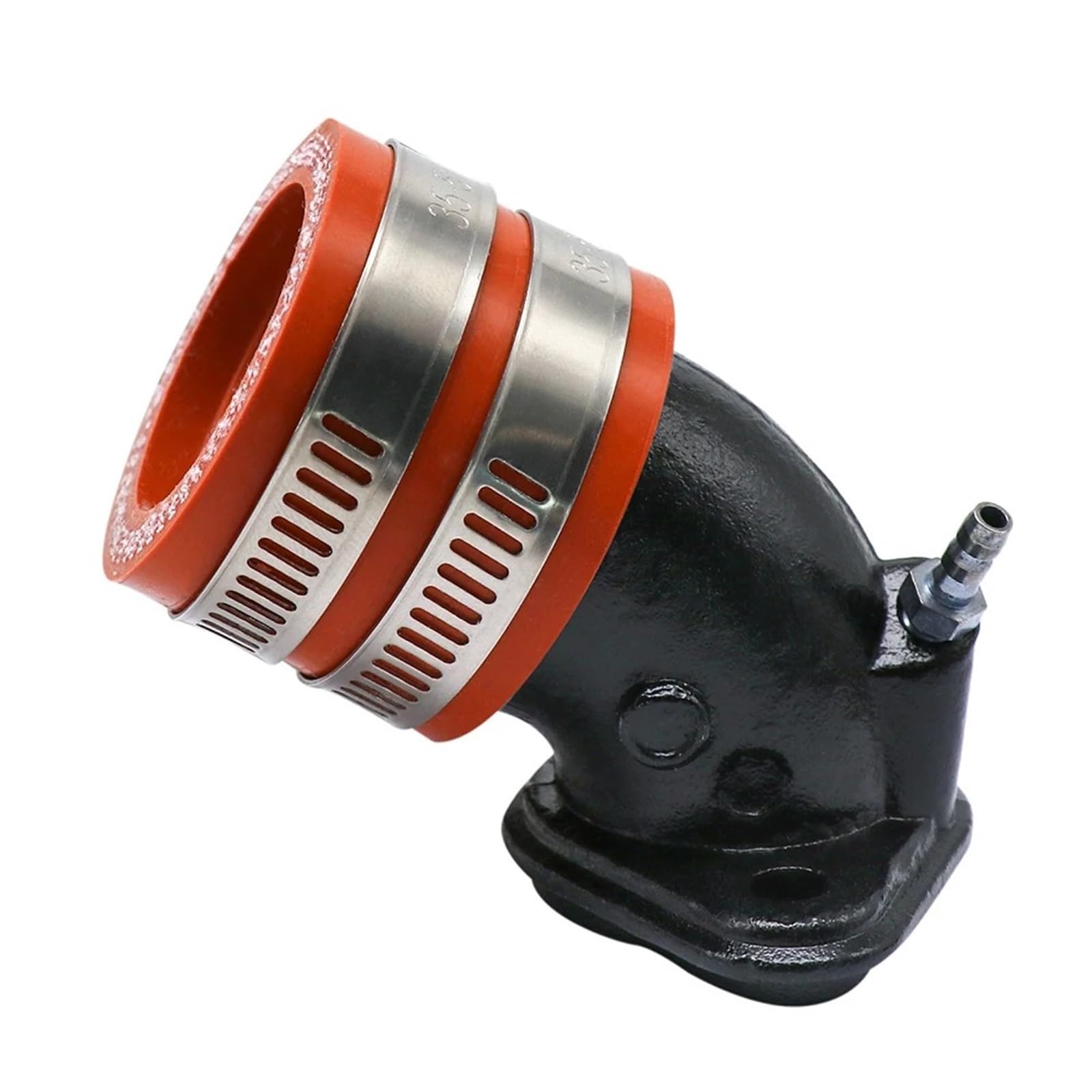 Für JOG100 Für RSZ100 Für PE27 PE30 Für CVK24 26 Für CVK30 Motorrad Kraftstoffversorgung Vergaser Verteiler Ansaugrohradapter Motorrad Vergaser Carb(Orange 2) von TjOta