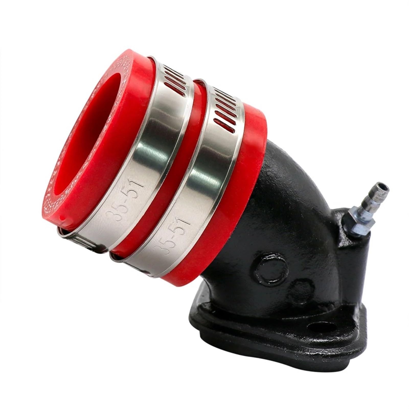 Für JOG100 Für RSZ100 Für PE27 PE30 Für CVK24 26 Für CVK30 Motorrad Kraftstoffversorgung Vergaser Verteiler Ansaugrohradapter Motorrad Vergaser Carb(Red 2) von TjOta