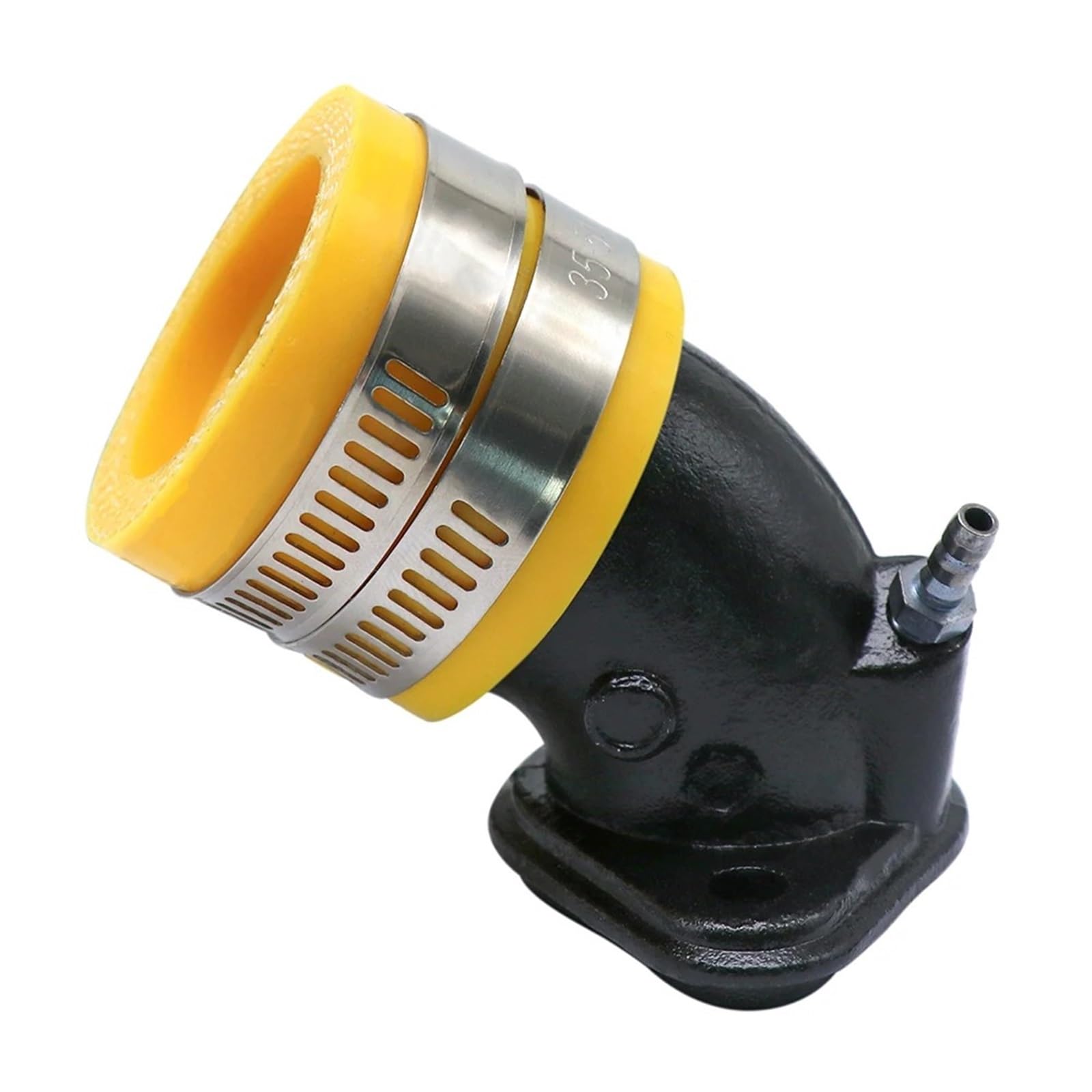 Für JOG100 Für RSZ100 Für PE27 PE30 Für CVK24 26 Für CVK30 Motorrad Kraftstoffversorgung Vergaser Verteiler Ansaugrohradapter Motorrad Vergaser Carb(Yellow 2) von TjOta