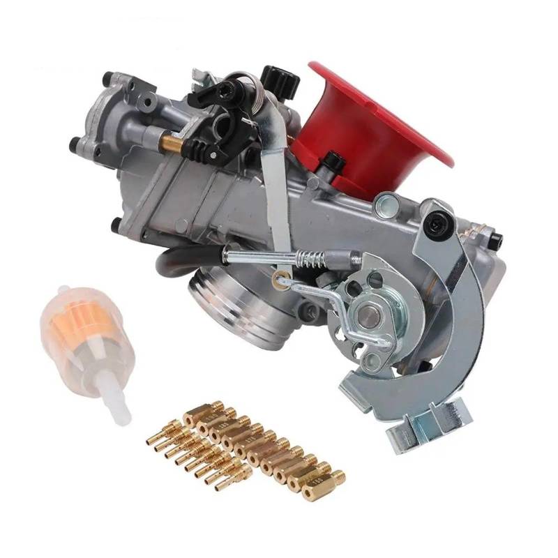 Für Keihin Für FCR 28mm 35mm 41mm Für CRF 250cc-450cc Für Power Für Jet Universal Motorrad Zink-Legierung Vergaser Motorrad Vergaser Carb(41mm) von TjOta