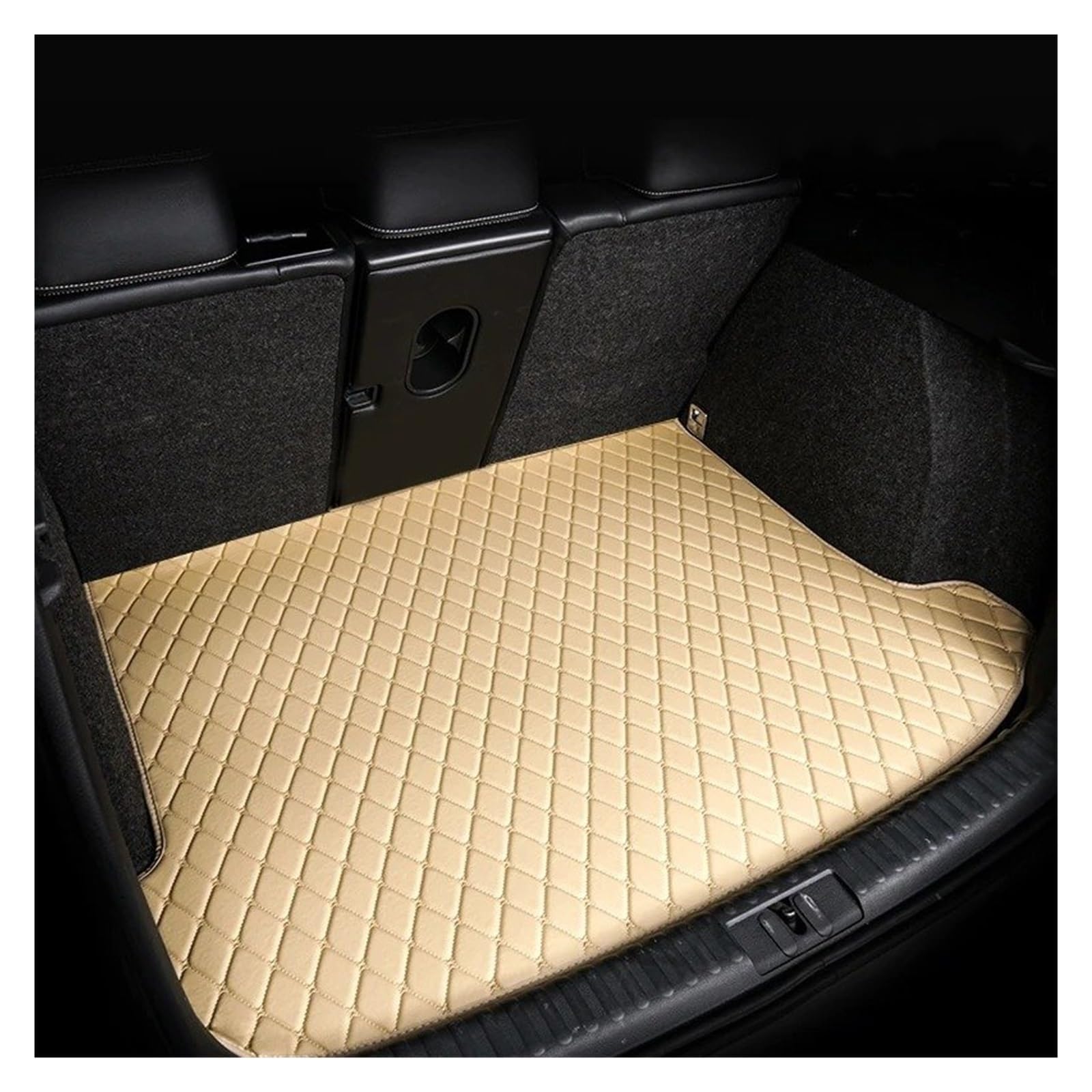 Für Peugeot 307SW 308 308GT 308SW 5seat 408 407 Cargo-Liner Boot Teppiche Kofferraum Matte Auto Kofferraum Schutzmatte(Sigle BEIGE) von TjOta