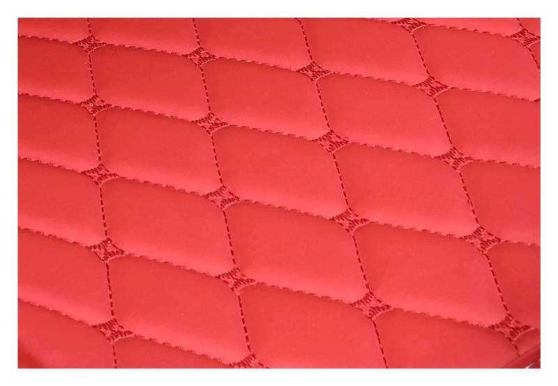 Für Taycan Auto Cargo Liner Autos Zubehör Auto Styling Auto Innen Teppich Standard Kofferraum Matten Auto Kofferraum Schutzmatte(Red) von TjOta