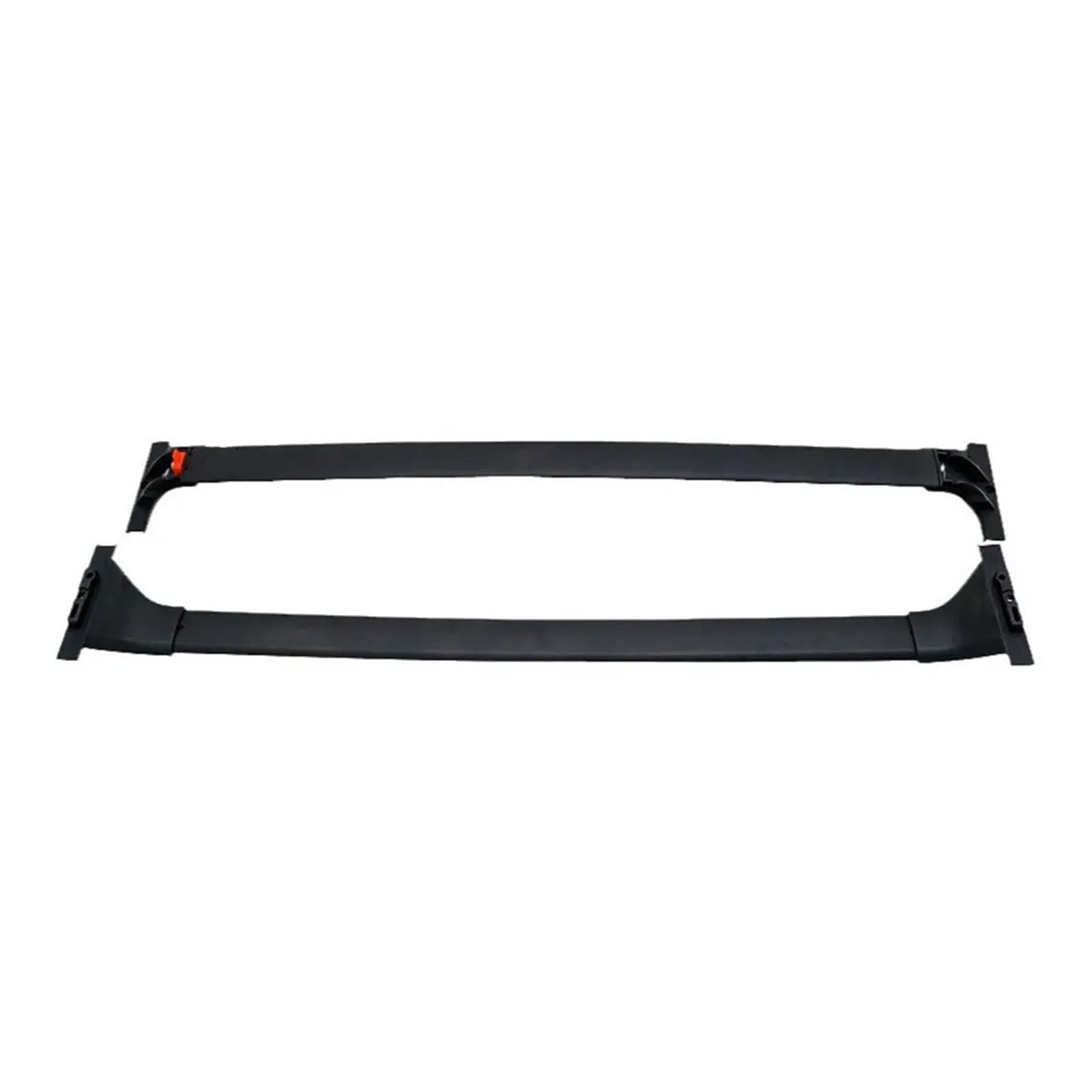 Für Toyota Für Grand Für Highlander 2024 2025 2Pcs Aluminium Dachreling Racks Kreuz Bars Querstangen Gepäck Träger Schwarz Gepäckablage Auto Auto Dachträger von TjOta