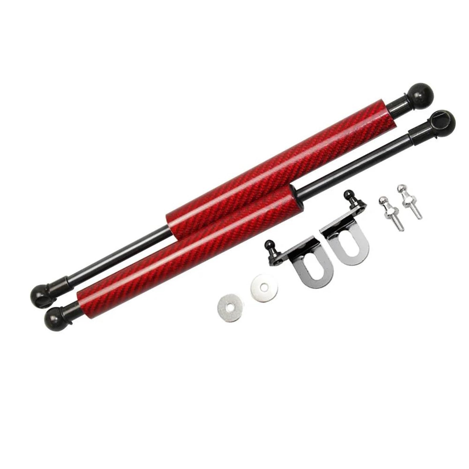 Haubenlift Für Subaru Für Impreza GD Für Outback Für Limousine Für Saab 2000-2007 Ändern Front Hood Bonnet Gas Streben Prop Rod Lift Unterstützung Schock Kolben Gasfeder Motorhaube (Color : Red Carbo von TjOta