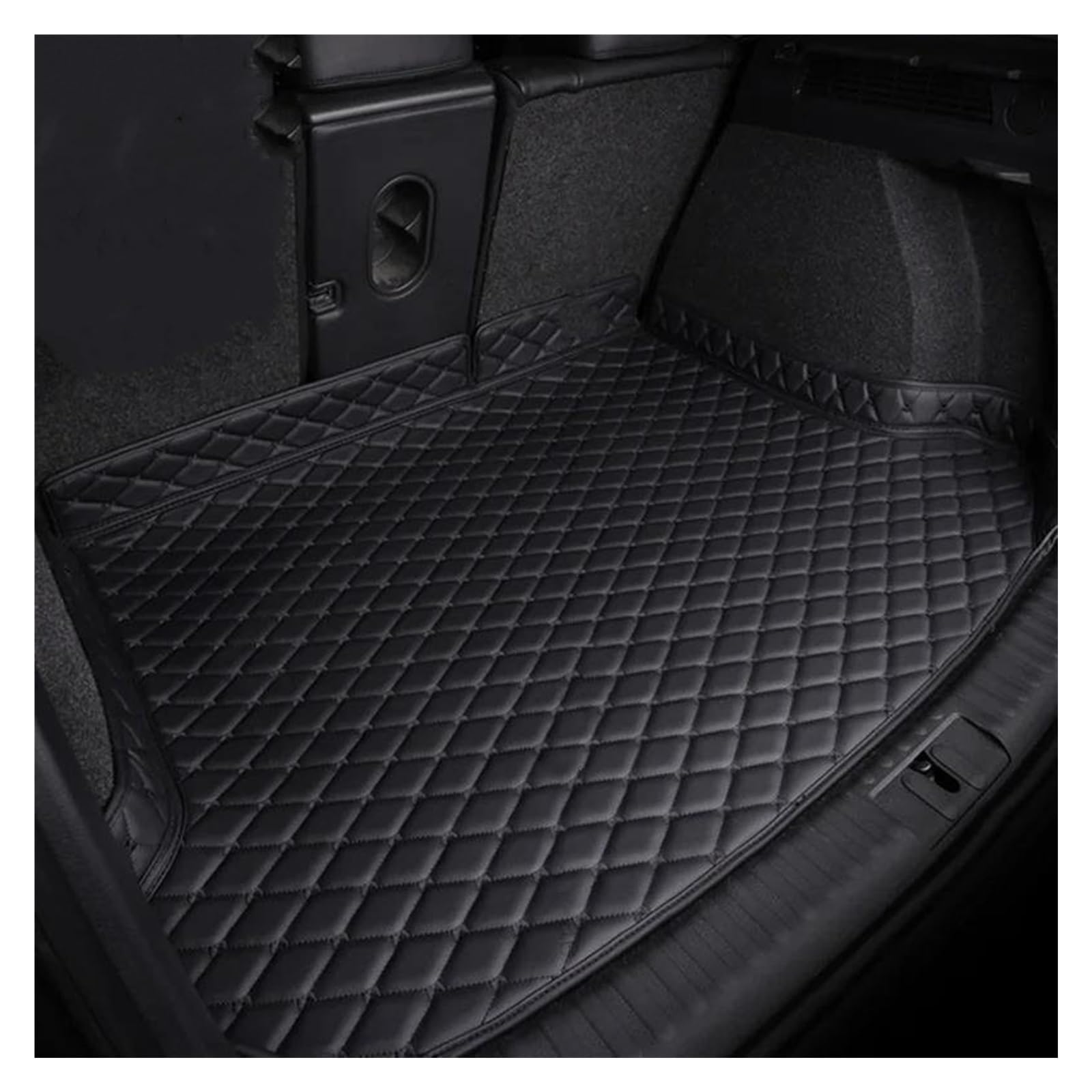 Kofferraumwanne Für 3er-Serie Für E91 Touring 2005–2011 Auto Heck Kofferraummatten Universelle wasserdichte Pads Automatten Tablett Teppich Schlammteppich Antirutschmatte Kofferraum(All Black) von TjOta