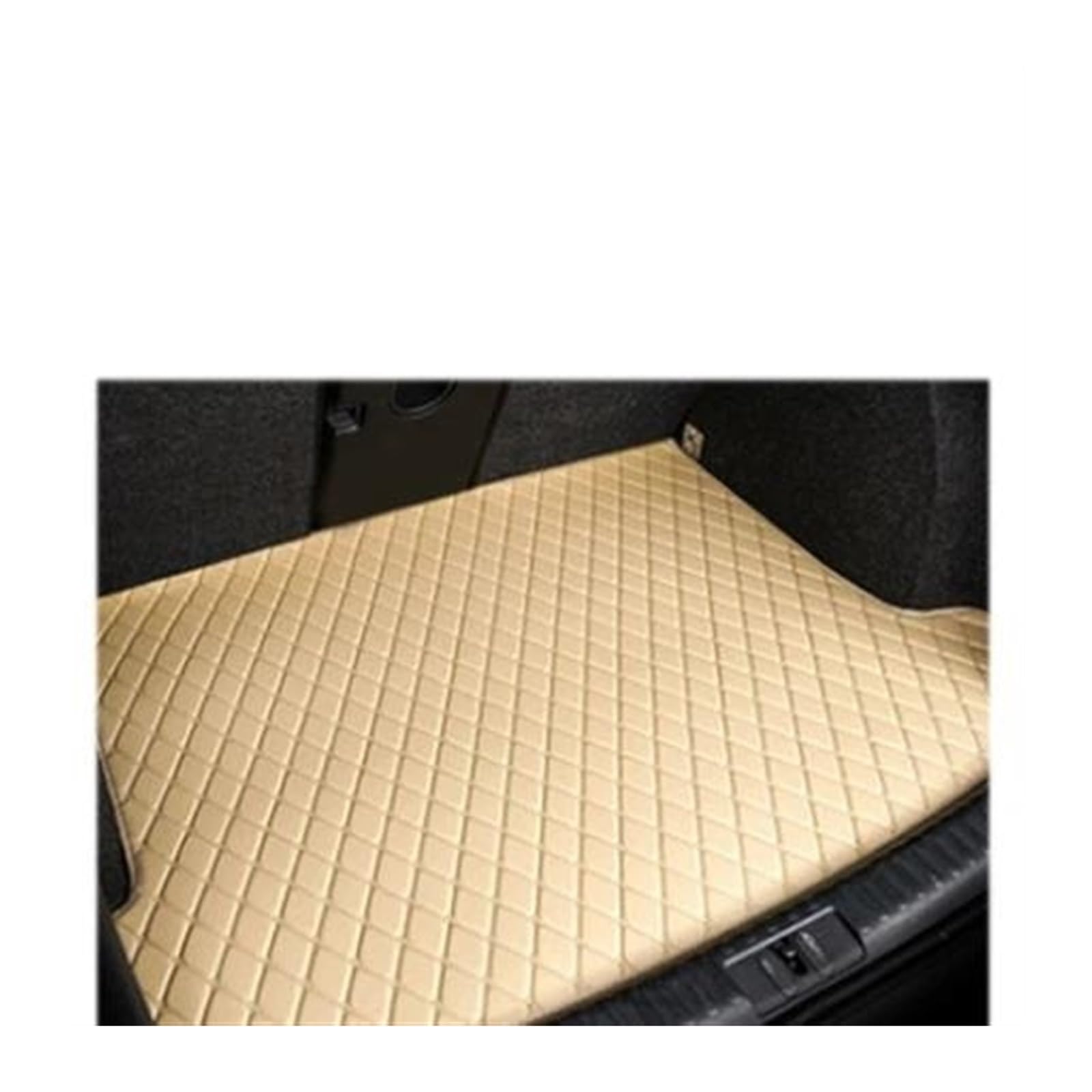 Kofferraumwanne Für A6 C7 4G 2011 2012 2013 2014 2015 2016 2017 Leder Kofferraum Matte Stamm Boot Mat Liner Pad Für A6L Für Quattro Cargo-Liner Antirutschmatte Kofferraum(Beige) von TjOta