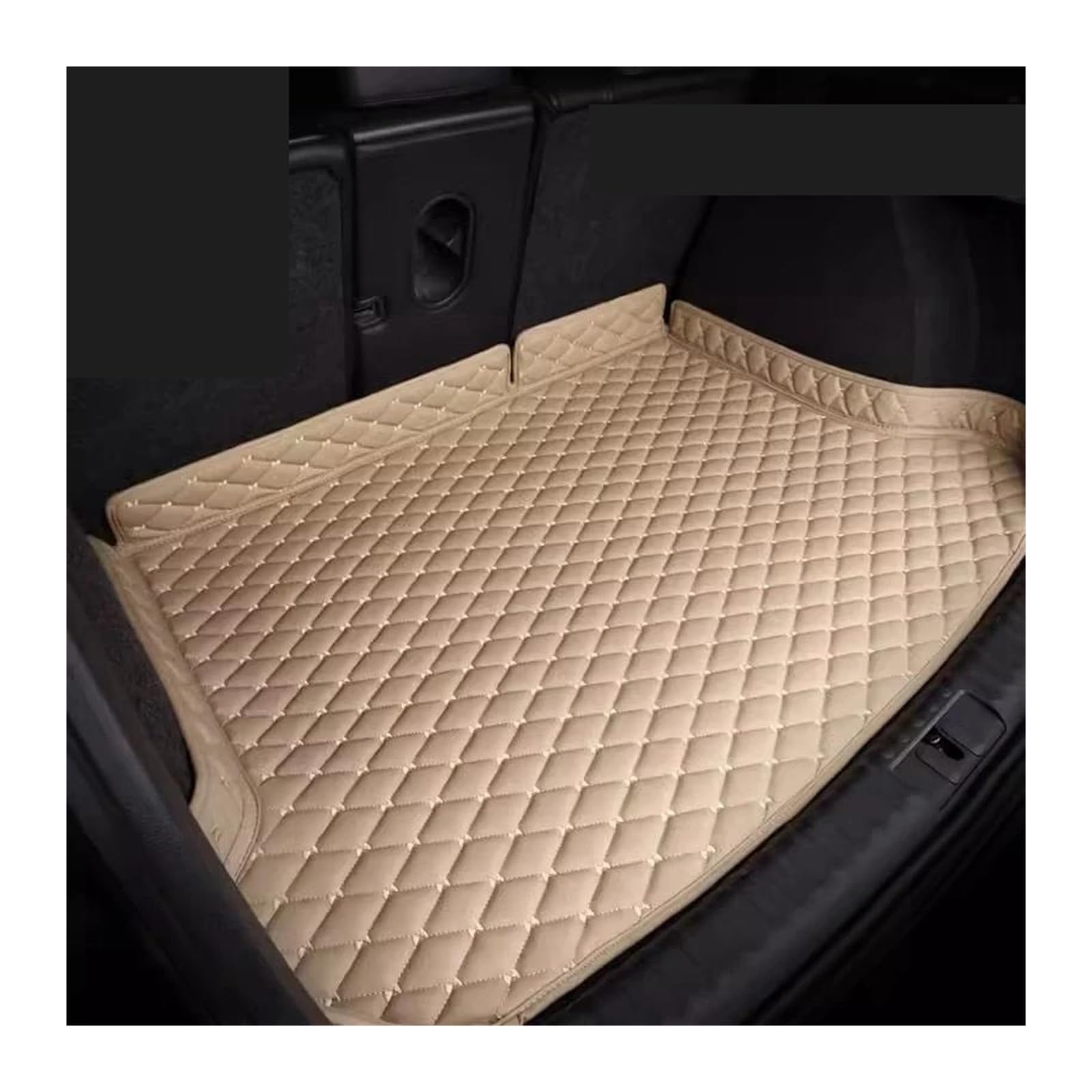 Kofferraumwanne Für Ford Für Fiesta Für Limousine 2009~2017 Auto Waren Innen Details Auto Zubehör Stamm Matten Stamm Boden Schutz Matte Antirutschmatte Kofferraum(Standard Beige) von TjOta