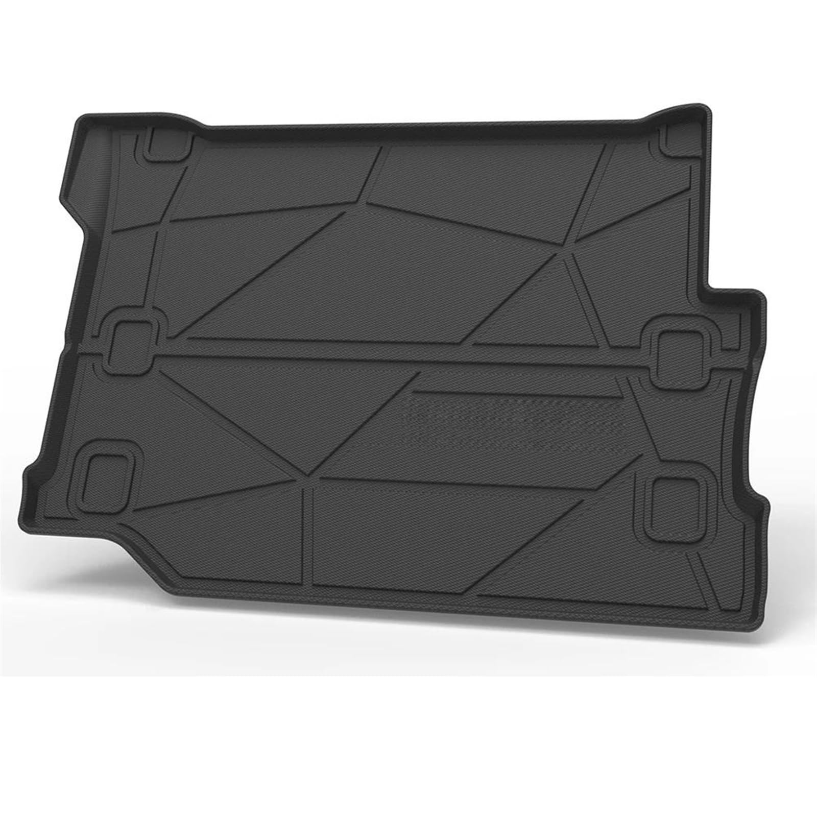 Kofferraumwanne Für Jeep Für Wrangler Für JL 2018-2023 Auto Auto Cargo Liner Alle Wetter Für TPE Nicht Slip Stamm Matten Boot Tablett Teppich Innen Zubehör Antirutschmatte Kofferraum(2-Doors 18-23) von TjOta