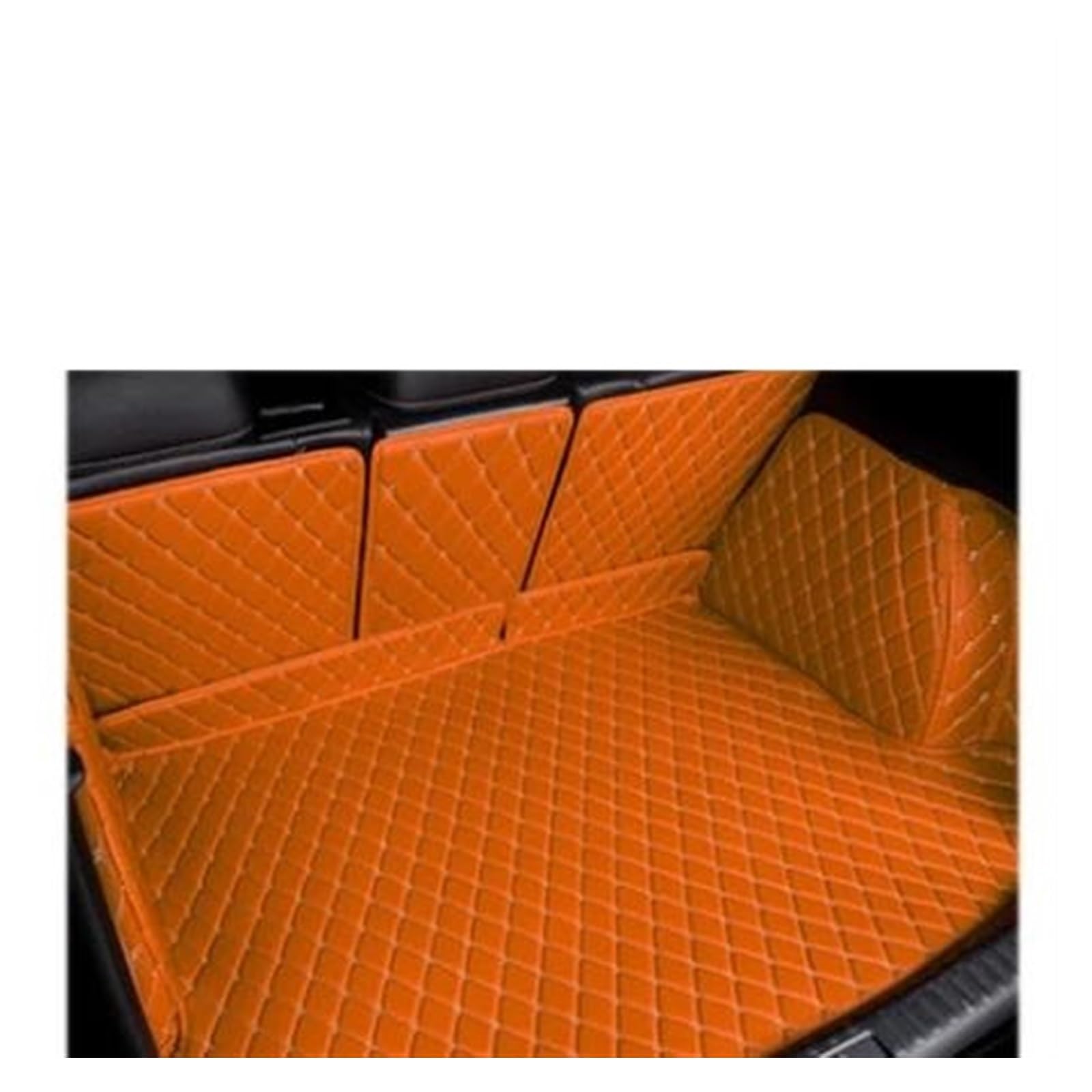 Kofferraumwanne Für Odyssey RB3 RB4 2008-2013 Leder Kofferraum Matte Auto Teppich Schwanz Cargo Liner Stamm Boot Matte Hinten Liner Pad Antirutschmatte Kofferraum(2Brown) von TjOta