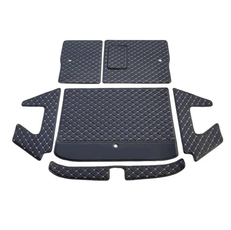 Kofferraumwanne Für Smart 1 3 Für Elf Zubehör Auto Leder Material Auto Kofferraum Matte Cargo Liner Innen Schutz Zugriffs Antirutschmatte Kofferraum(Smart 3-Black) von TjOta