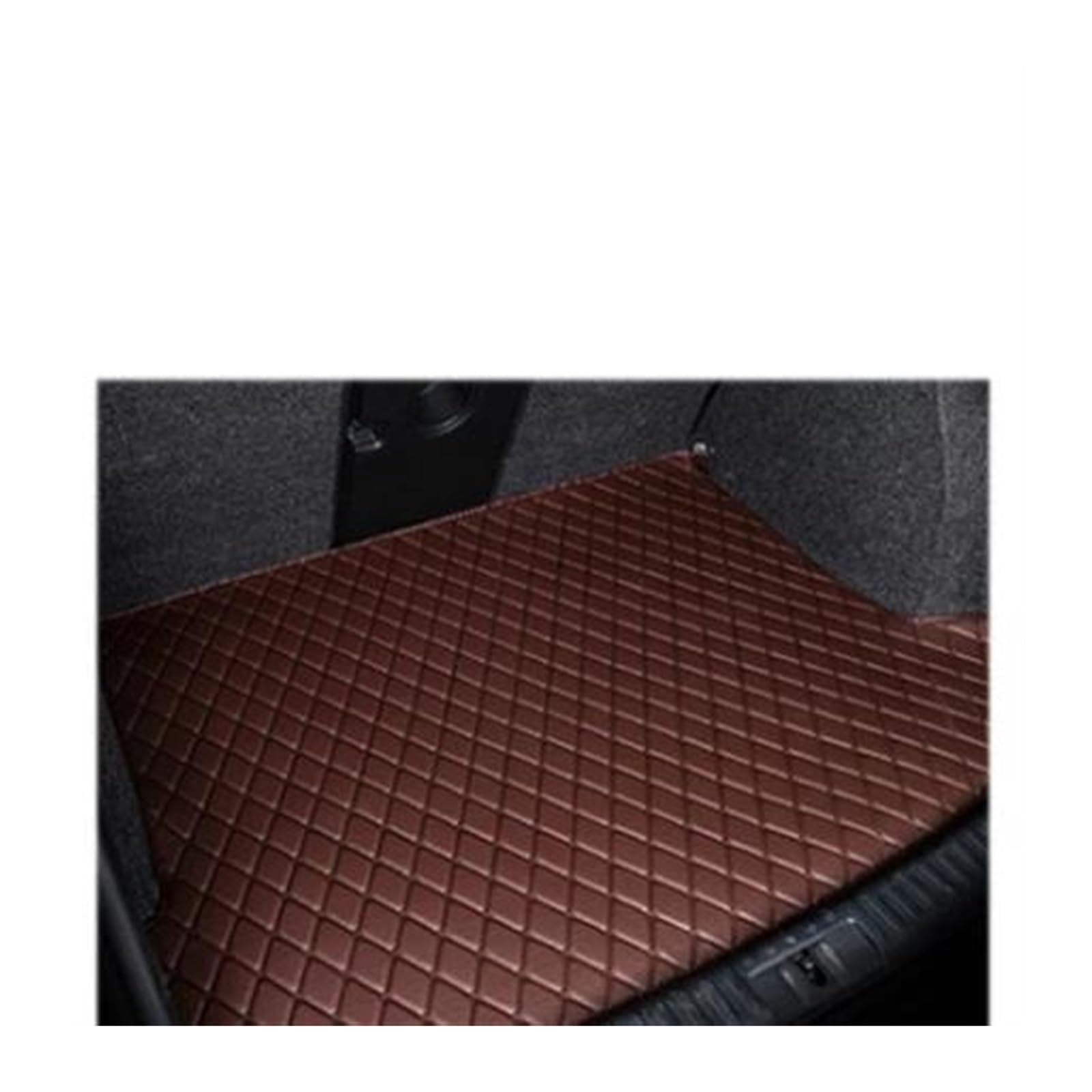 Kofferraumwanne Für Toyota Für RAV4 2019 2020 Leder Kofferraum Matte Stamm Boot Matte Für XA50 Fracht Tablett Slip Hintere Abdeckung Pad Antirutschmatte Kofferraum(Coffee) von TjOta