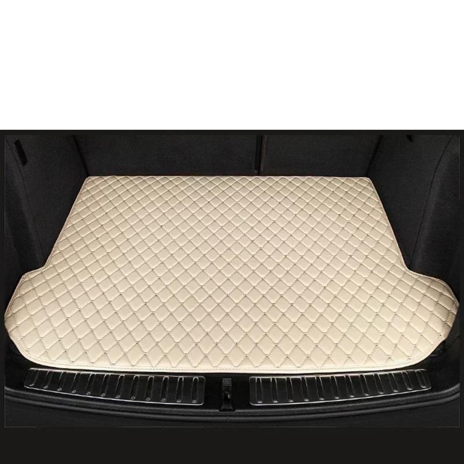 Kofferraumwanne Für VW Für Golf Für 6 2013 2012 2011 2010 2009 Auto Stamm Matten Cargo Liner Auto Innen Zubehör Ersatz Autos Antirutschmatte Kofferraum(Beige) von TjOta