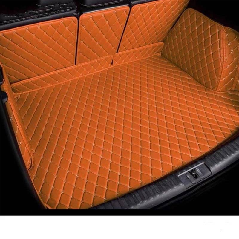 Kofferraumwanne Für VW Für Tiguan 2010 Leder Auto Stamm Matten Hinten Stamm Boden Matte Fach Teppich Schlamm Antirutschmatte Kofferraum(8) von TjOta