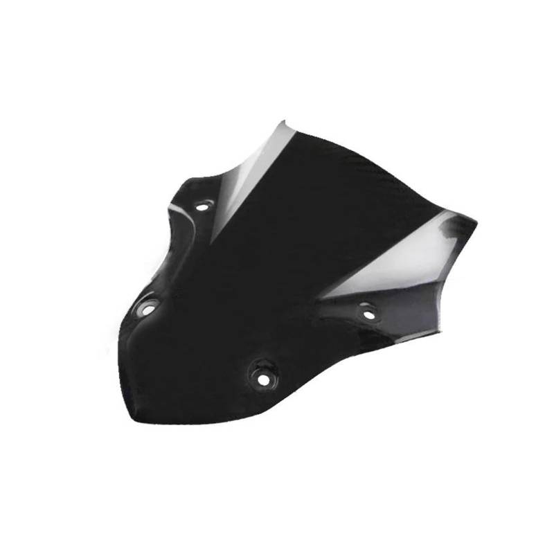 Moto Windschild Für Kawasaki Für Z900 2017 2018 2019 Motorrad Windschutz Windschutz Windabweiser Bildschirm Schild Windschutzscheibe Spoiler (Color : Black) von TjOta