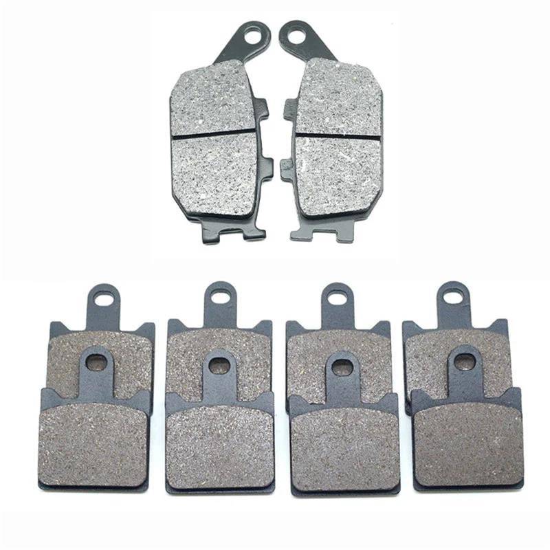 Motorrad Bremsbeläge Für Kawasaki Für Z1000 2007 2008 2009 ABS Motorrad Vorne Und Hinten Bremsbeläge Kit Set Disc Motorrad-Bremsbeläge(Whole Set) von TjOta