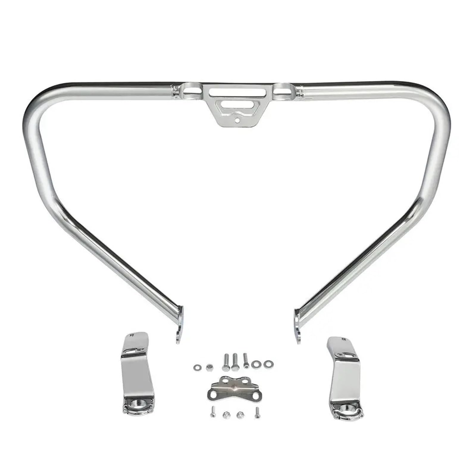 Motorrad Stoßfänger Für Low Für Rider ST Für FXLRST 2022 2023 2024 Motorrad Highway Crash Guard Bar Stützhalterung Motor Stoßfänger(Type 1) von TjOta