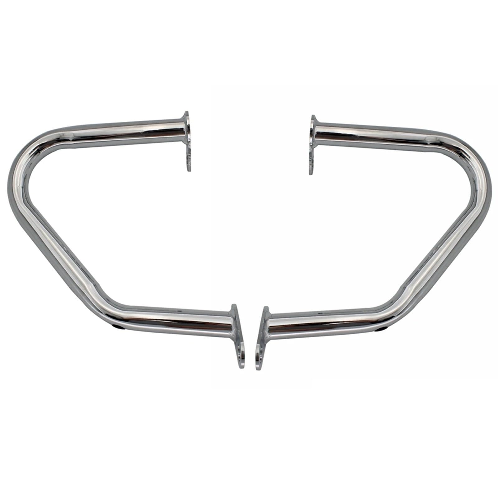 Motorrad Stoßfänger Für Triumph Für Bonneville T100 T120 Für Thruxton 1200 Für Thruxton R Motorrad Motor Schutz Crash Bar Protector Motor Stoßfänger(Chrome) von TjOta