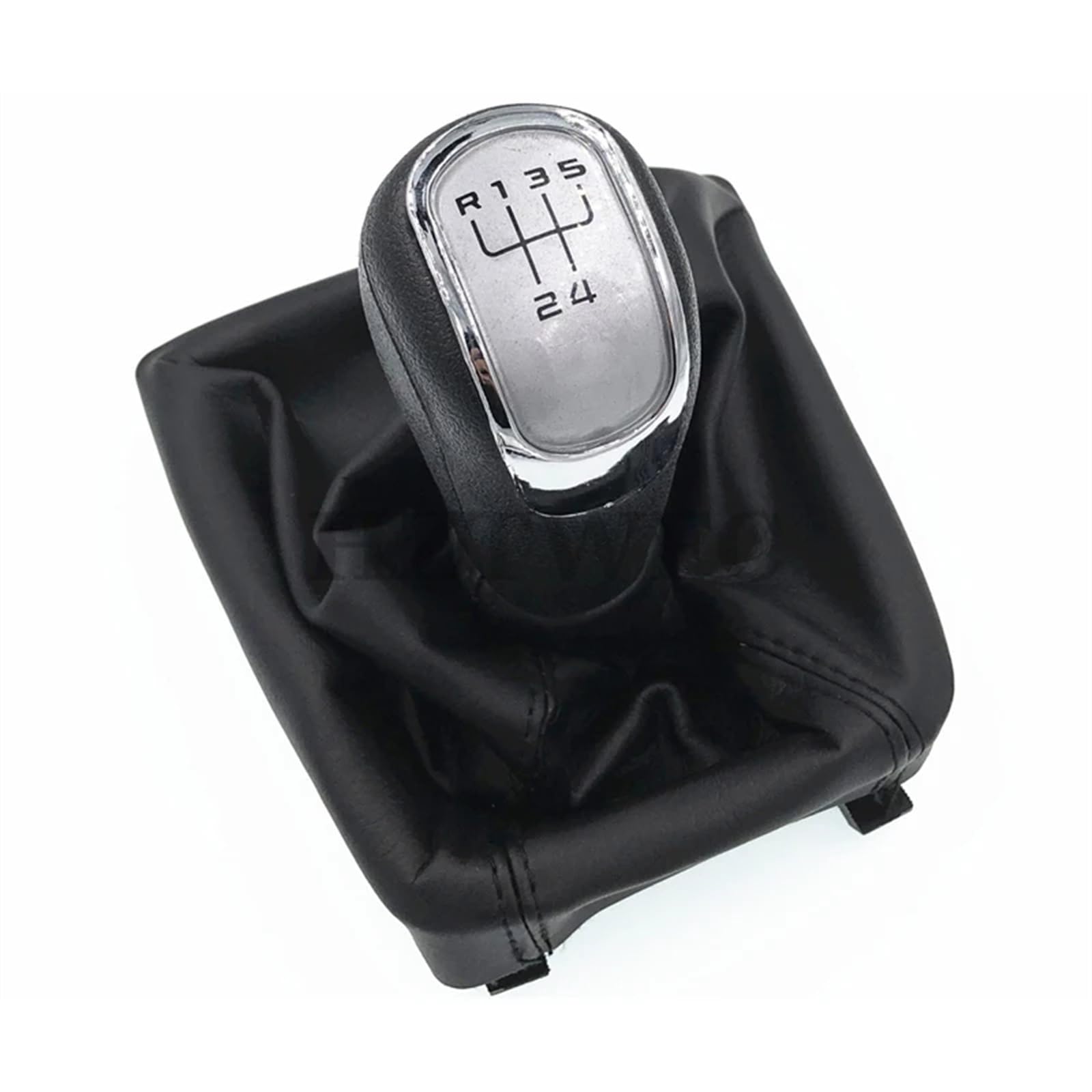 Schaltknüppel Für Skoda Für Octavia II 2009-2012 Für Superb II 2008-2012 Für Yeti 2009-2012 5/6 Gang Schaltknauf Schaltmanschette Schaltknäufe(Black 5 Speed) von TjOta