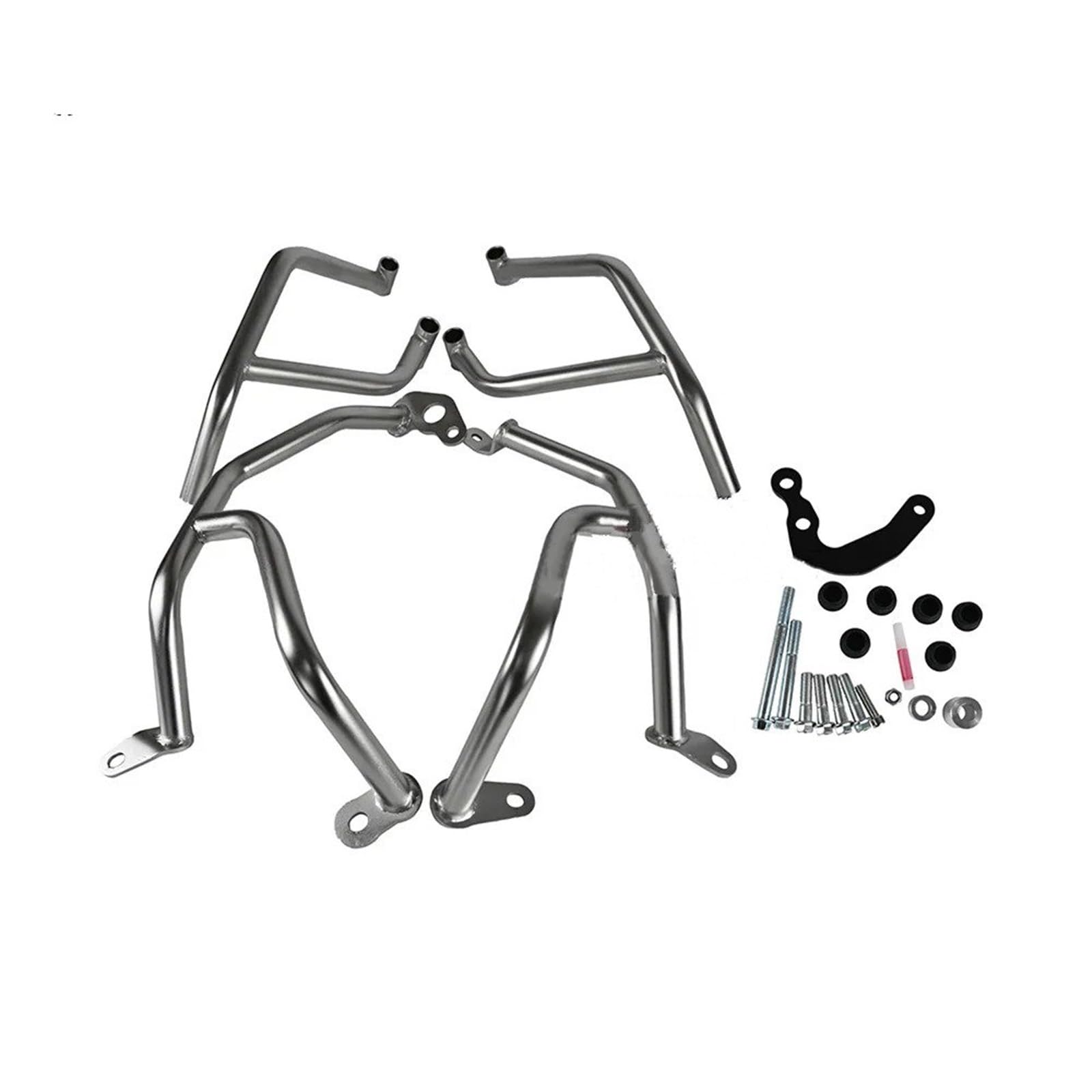 Sturzbügel Schutzbügel Für Für Tracer 9GT 2021-2024 Motorrad-Stoßfänger Motorschutz-Crash Body Frame Protector Protector Crashbalken Zubehör Motorschutz Stoßstange(Silvery) von TjOta