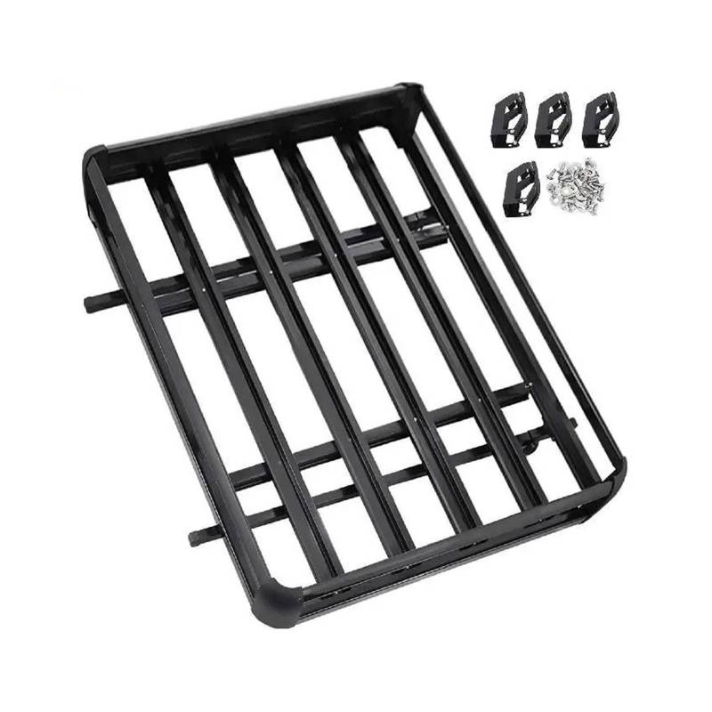 Universal Auto Dach Rack Last 100 KG Gepäck Fracht Zelt Quer Bars Ski Halter Träger Ball Anhänger Camper Van Gepäckablage Auto Auto Dachträger von TjOta